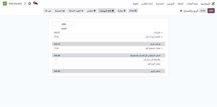 قائمة الدخل